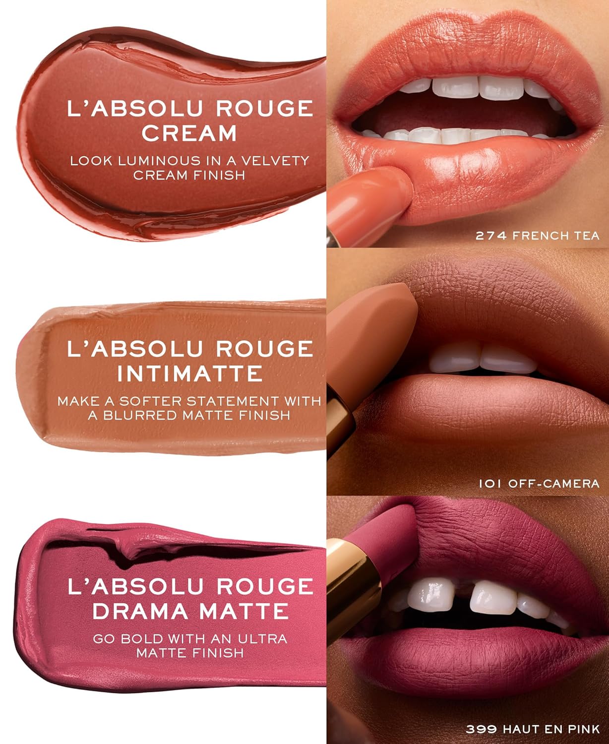 Lancôme L'Absolu Rouge Hydrating Cream Lipstick - Smudge-Resistant & Luminous Finish - Up To 18HR Comfort - Image 9