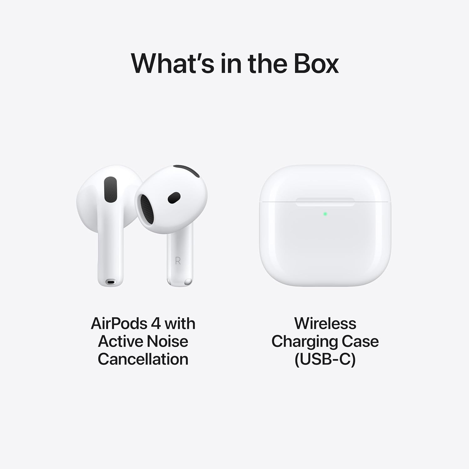 Apple AirPods 4 Wireless Earbuds, Bluetooth Headphones, Personalized Spatial Audio, Sweat and Water Resistant, USB-C Charging Case, H2 Chip, Up to 30 Hours of Battery Life, Effortless Setup for iPhone - Image 10