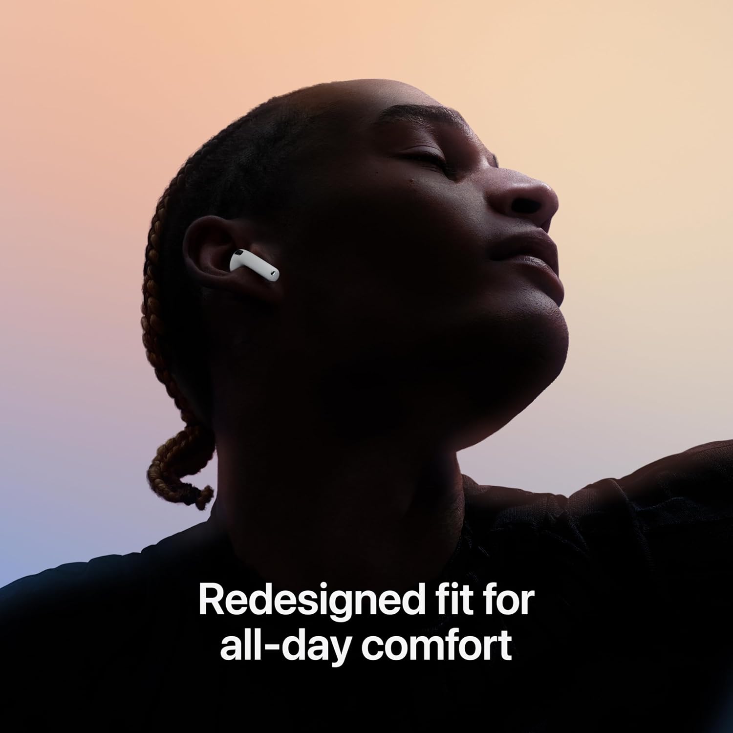 Apple AirPods 4 Wireless Earbuds, Bluetooth Headphones, Personalized Spatial Audio, Sweat and Water Resistant, USB-C Charging Case, H2 Chip, Up to 30 Hours of Battery Life, Effortless Setup for iPhone - Image 8